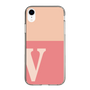 Slim Protection Case［ Original - initial two tone - V pink ］