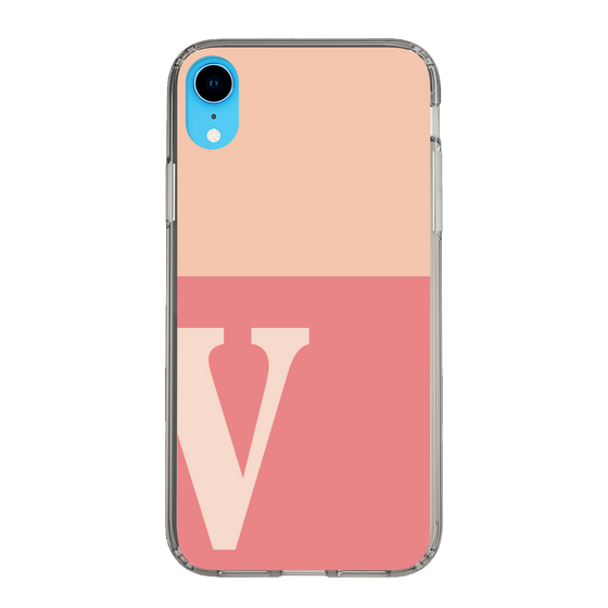 Slim Protection Case［ Original - initial two tone - V pink ］