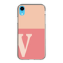 Slim Protection Case［ Original - initial two tone - V pink ］