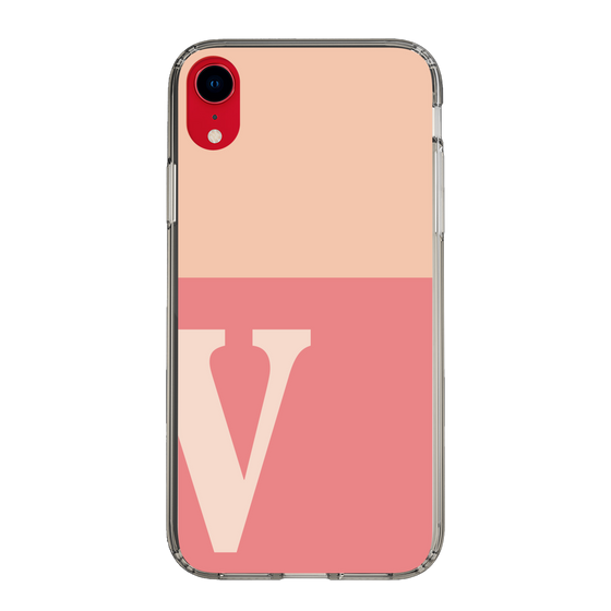 Slim Protection Case［ Original - initial two tone - V pink ］