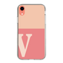 Slim Protection Case［ Original - initial two tone - V pink ］