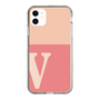 Slim Protection Case［ Original - initial two tone - V pink ］