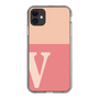 Slim Protection Case［ Original - initial two tone - V pink ］