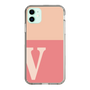Slim Protection Case［ Original - initial two tone - V pink ］