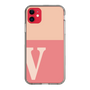 Slim Protection Case［ Original - initial two tone - V pink ］