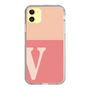 Slim Protection Case［ Original - initial two tone - V pink ］