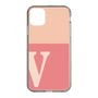 Slim Protection Case［ Original - initial two tone - V pink ］