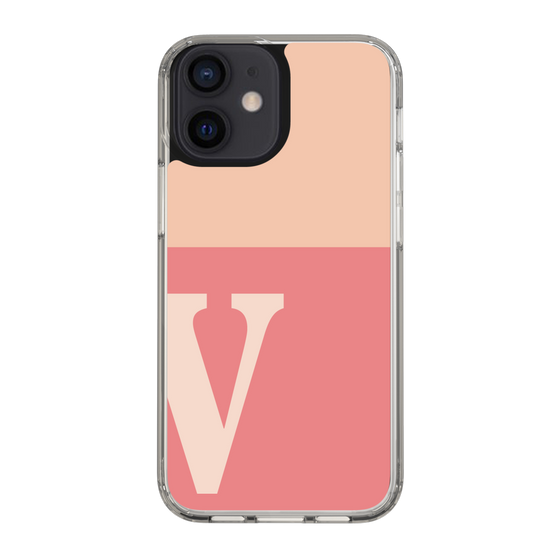 Slim Protection Case［ Original - initial two tone - V pink ］