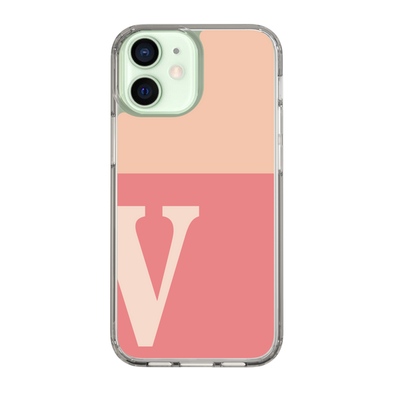 Slim Protection Case［ Original - initial two tone - V pink ］