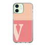 Slim Protection Case［ Original - initial two tone - V pink ］