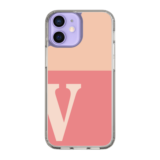 Slim Protection Case［ Original - initial two tone - V pink ］