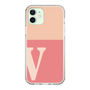 Slim Protection Case［ Original - initial two tone - V pink ］