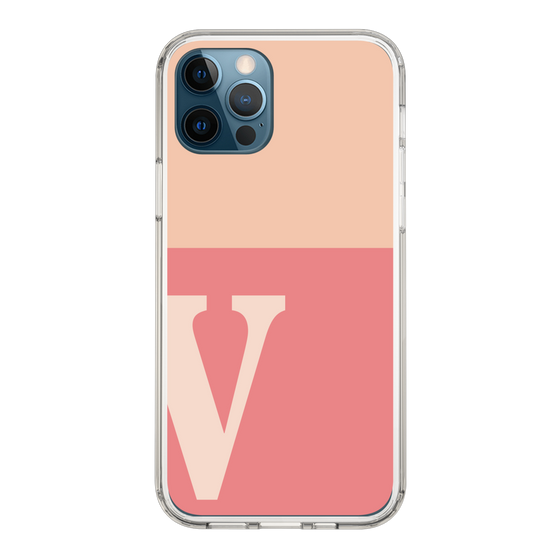 Slim Protection Case［ Original - initial two tone - V pink ］