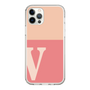 Slim Protection Case［ Original - initial two tone - V pink ］