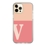 Slim Protection Case［ Original - initial two tone - V pink ］