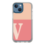 Slim Protection Case［ Original - initial two tone - V pink ］