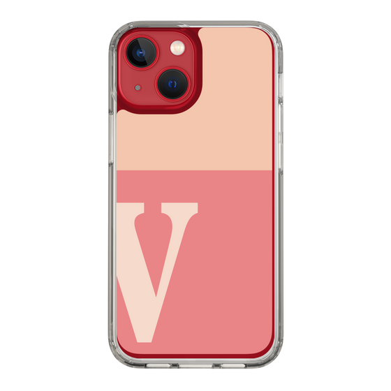 Slim Protection Case［ Original - initial two tone - V pink ］