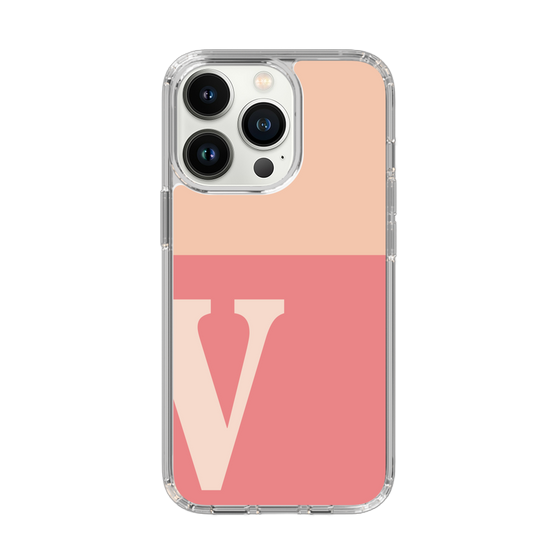 Slim Protection Case［ Original - initial two tone - V pink ］