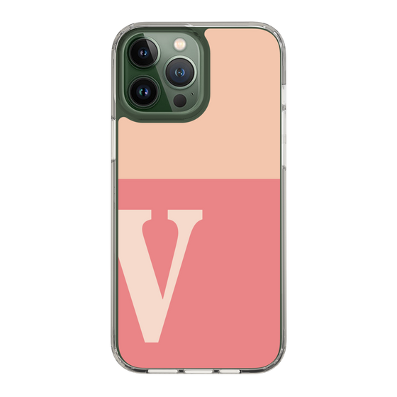 Slim Protection Case［ Original - initial two tone - V pink ］