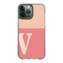 Slim Protection Case［ Original - initial two tone - V pink ］