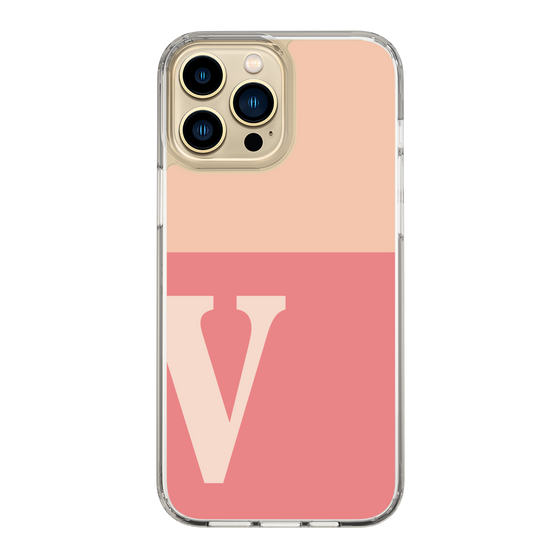 Slim Protection Case［ Original - initial two tone - V pink ］