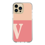 Slim Protection Case［ Original - initial two tone - V pink ］