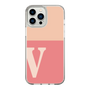 Slim Protection Case［ Original - initial two tone - V pink ］