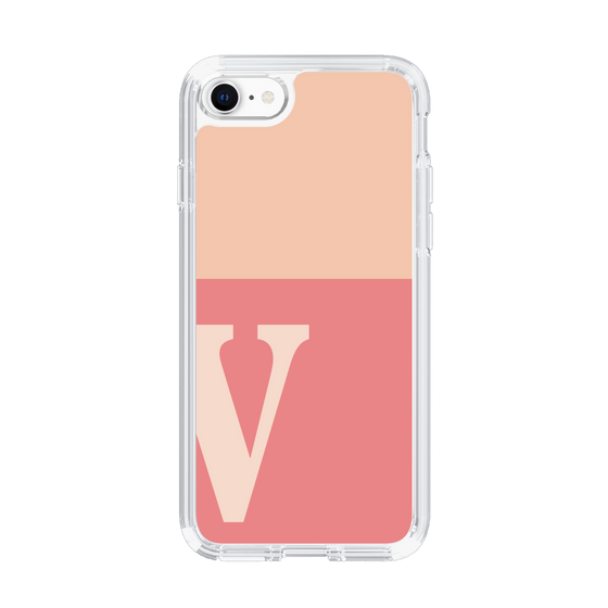 Slim Protection Case［ Original - initial two tone - V pink ］
