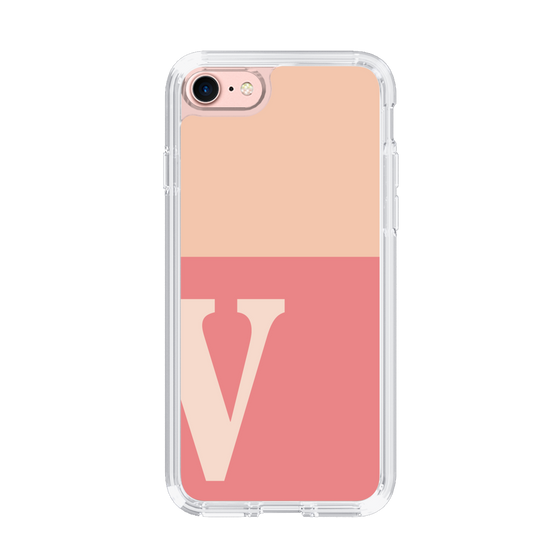 Slim Protection Case［ Original - initial two tone - V pink ］