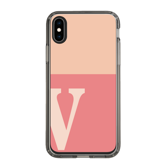 Slim Protection Case［ Original - initial two tone - V pink ］