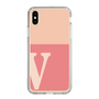 Slim Protection Case［ Original - initial two tone - V pink ］