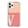 Slim Protection Case［ Original - initial two tone - V pink ］