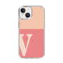 Slim Protection Case［ Original - initial two tone - V pink ］