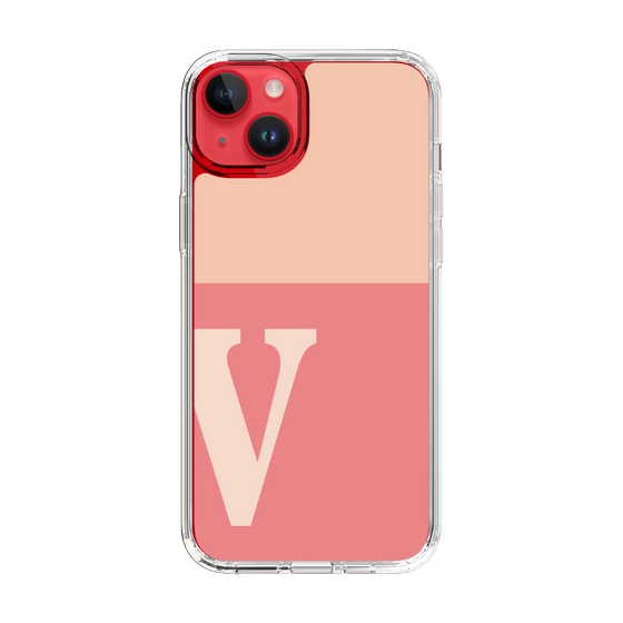 Slim Protection Case［ Original - initial two tone - V pink ］