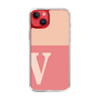 Slim Protection Case［ Original - initial two tone - V pink ］