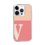 Slim Protection Case［ Original - initial two tone - V pink ］