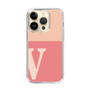 Slim Protection Case［ Original - initial two tone - V pink ］