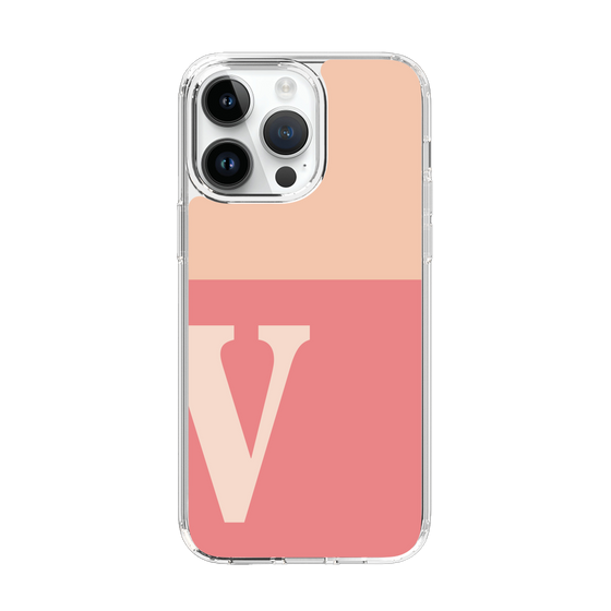 Slim Protection Case［ Original - initial two tone - V pink ］