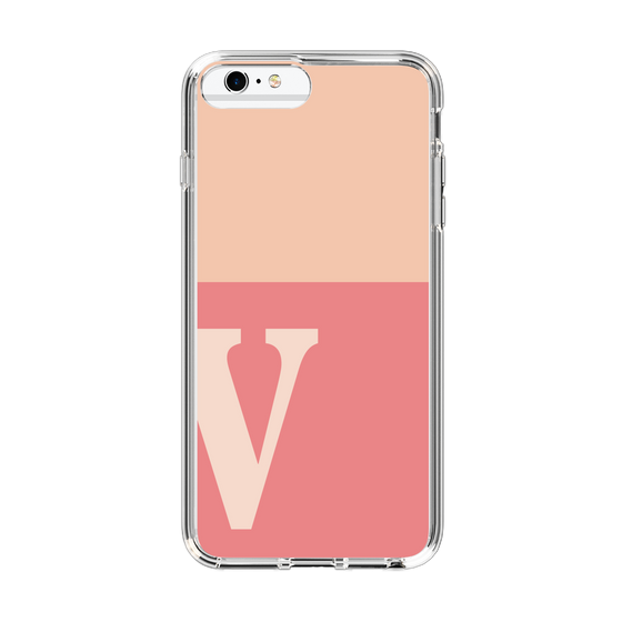 Slim Protection Case［ Original - initial two tone - V pink ］