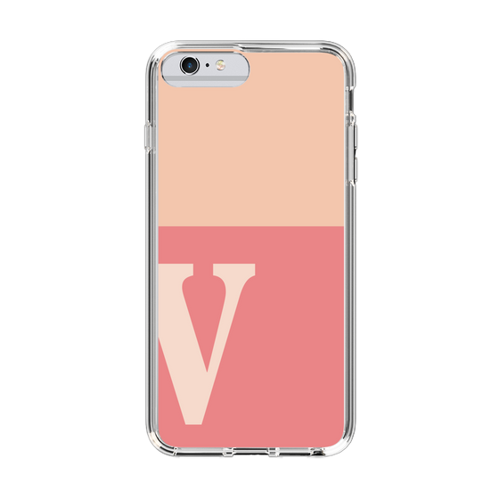 Slim Protection Case［ Original - initial two tone - V pink ］