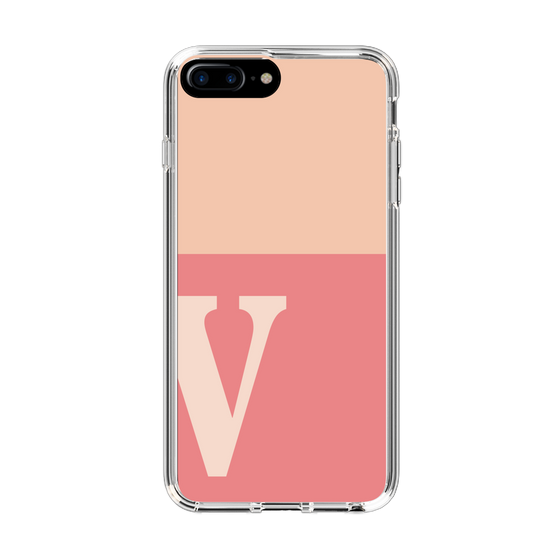Slim Protection Case［ Original - initial two tone - V pink ］