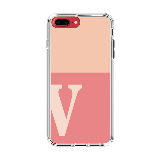 Slim Protection Case［ Original - initial two tone - V pink ］