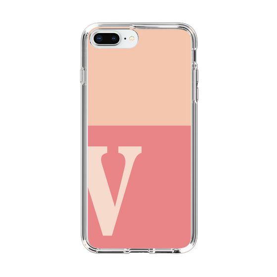 Slim Protection Case［ Original - initial two tone - V pink ］