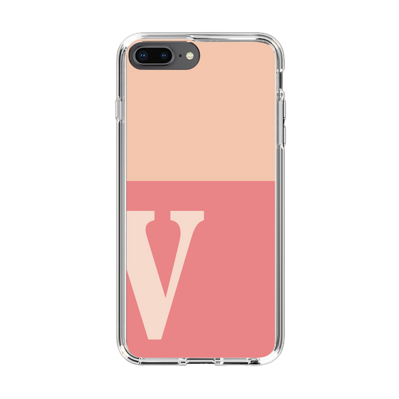 Slim Protection Case［ Original - initial two tone - V pink ］