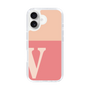 Slim Protection Case［ オリジナル - initial two tone - V pink ］