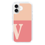 Slim Protection Case［ オリジナル - initial two tone - V pink ］