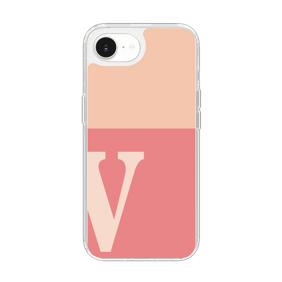 Slim Protection Case［ Original - initial two tone - V pink ］