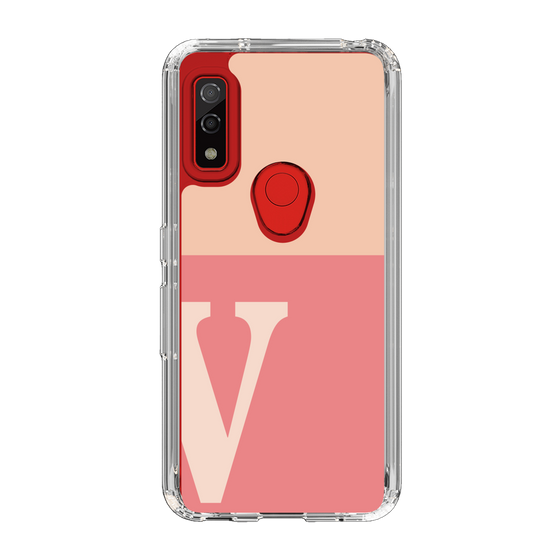 Slim Protection Case［ Original - initial two tone - V pink ］