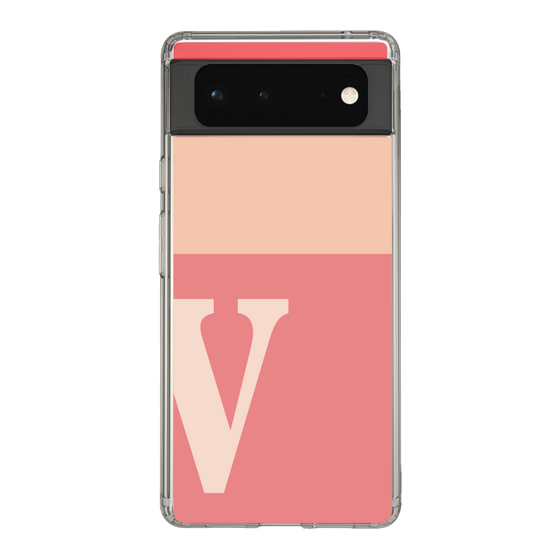 Slim Protection Case［ Original - initial two tone - V pink ］