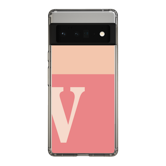 Slim Protection Case［ Original - initial two tone - V pink ］
